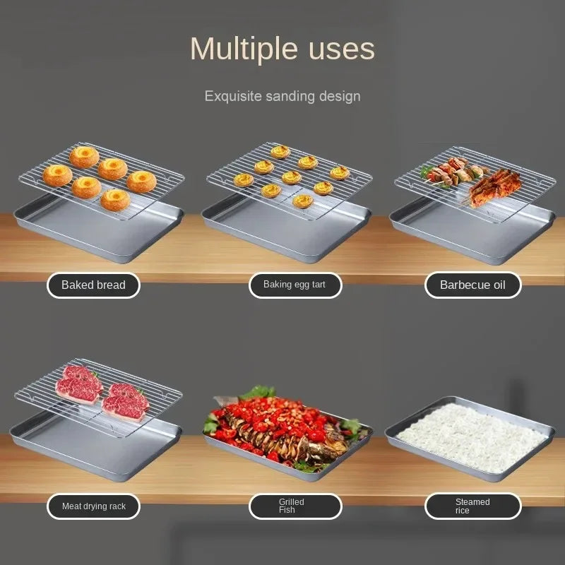 Stainless Steel BBQ Grill Mesh Rack – Wire Steaming & Kebab Net
