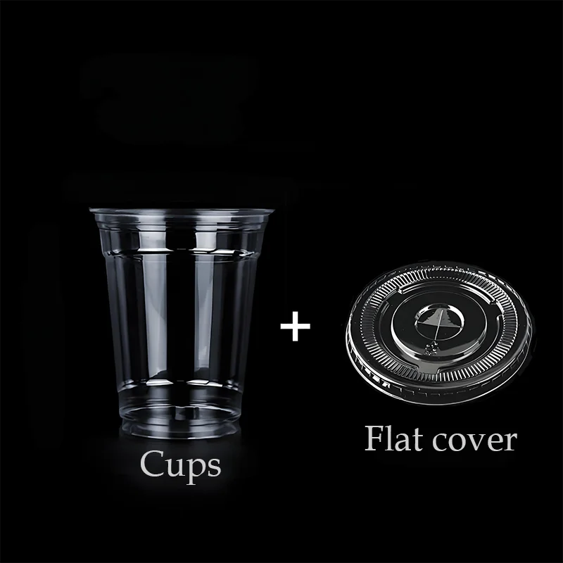 100PCS Disposable Clear Plastic Cup Outdoor Picnic Plastic Cup Drinking Cup for Parties Birthdays Weddings Camping Utensils