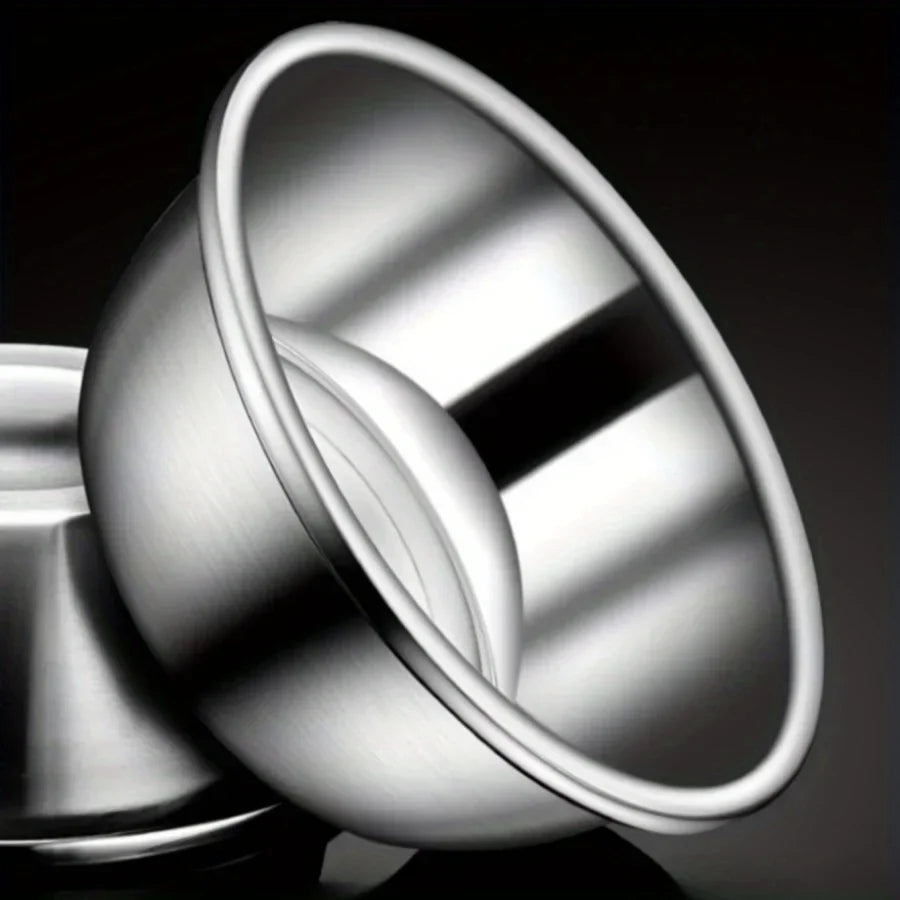 Scaled Mixing Bowl Stainless Steel Whisking Bowl For Knead Dough Salad Cooking Baking Container Kitchen Supplies