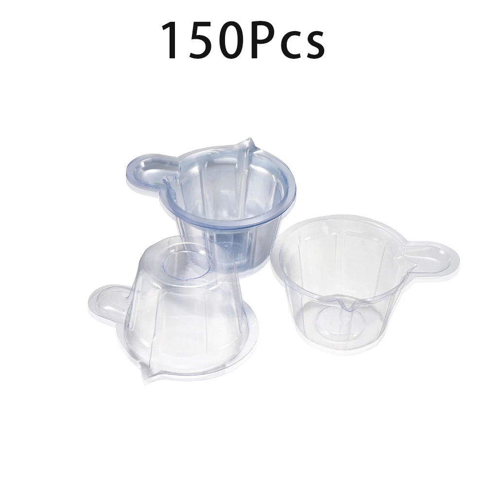 50-150Pcs 40ML Plastic Disposable Cups Dispenser Silicone Resin Mold Tool for DIY Epoxy Resin Crafts Jewelry Making Tools