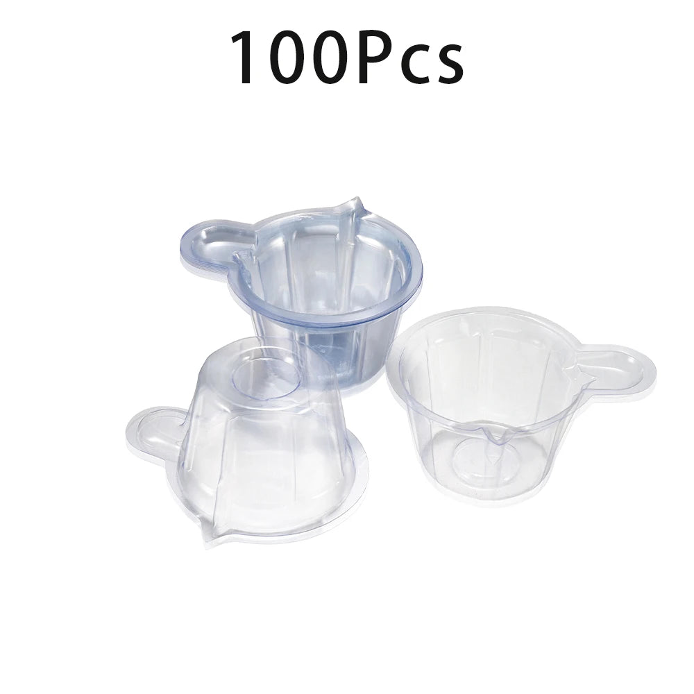 50-150Pcs 40ML Plastic Disposable Cups Dispenser Silicone Resin Mold Tool for DIY Epoxy Resin Crafts Jewelry Making Tools