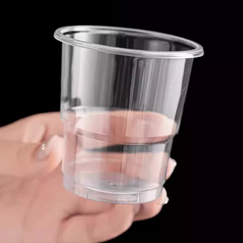Disposable High-Temperature Resistant Plastic Cups Household Transparent Thickened Drinking Cups