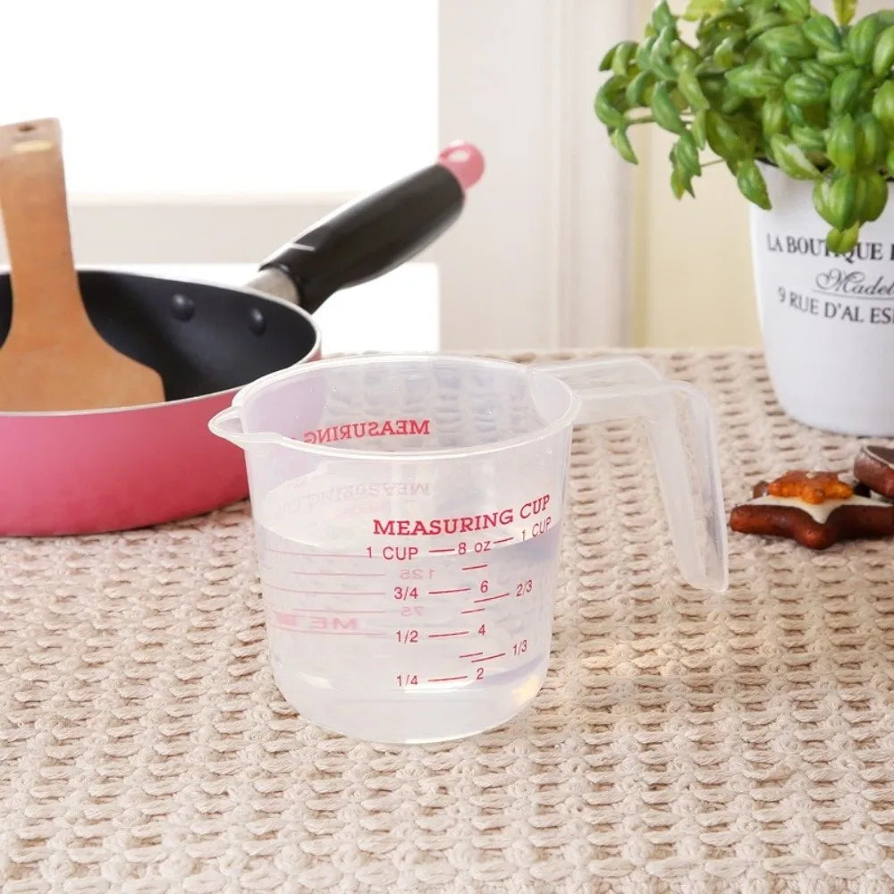 Cup Marking Clear Plastic Measuring Cup With Spout With Handles Plastic Mug Graduated Measuring Cups Recipe Ingredient