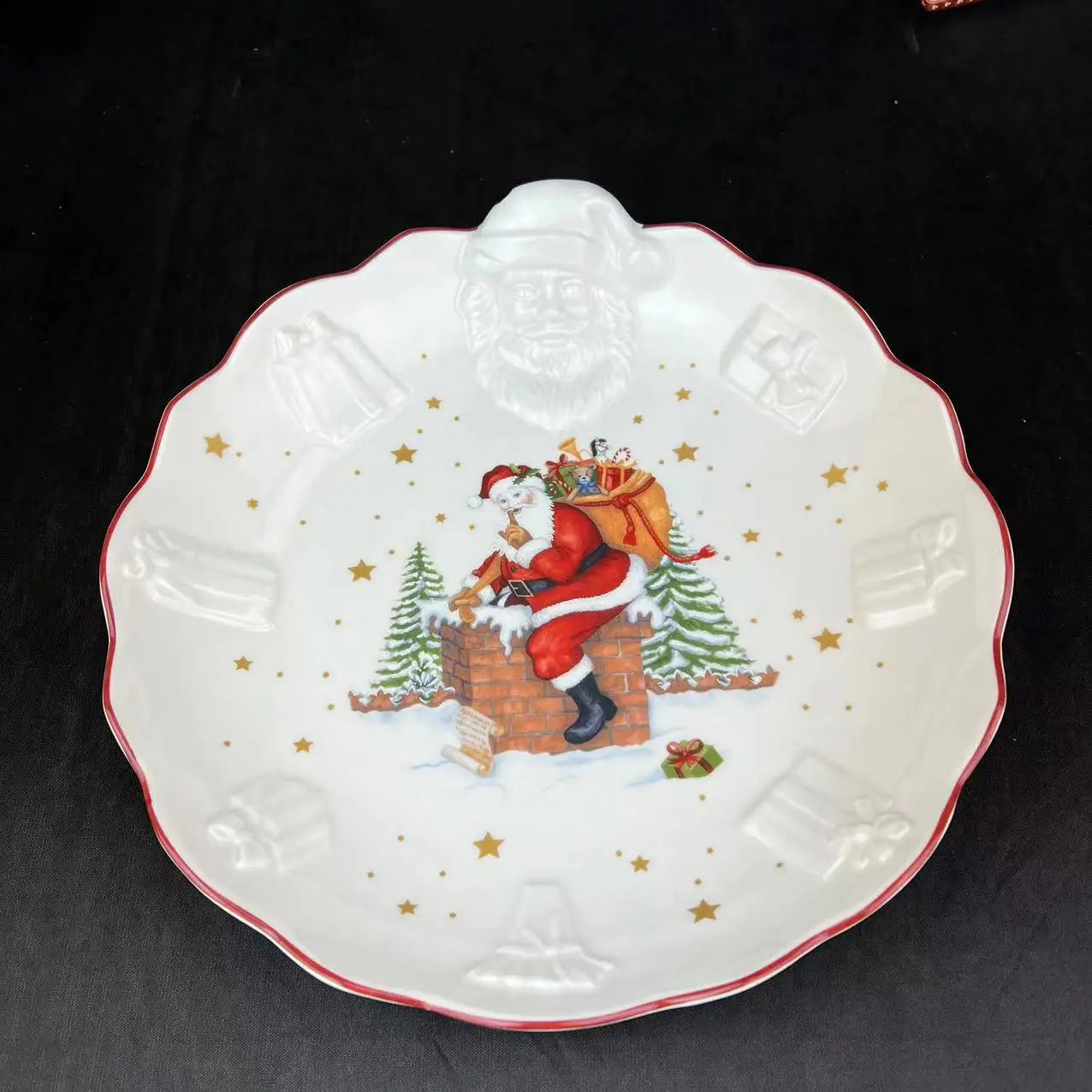 DecorBites™ Weihnachtsgeschirr-Set: Teller, Tablett, Tassen, Schalen und Schüsseln