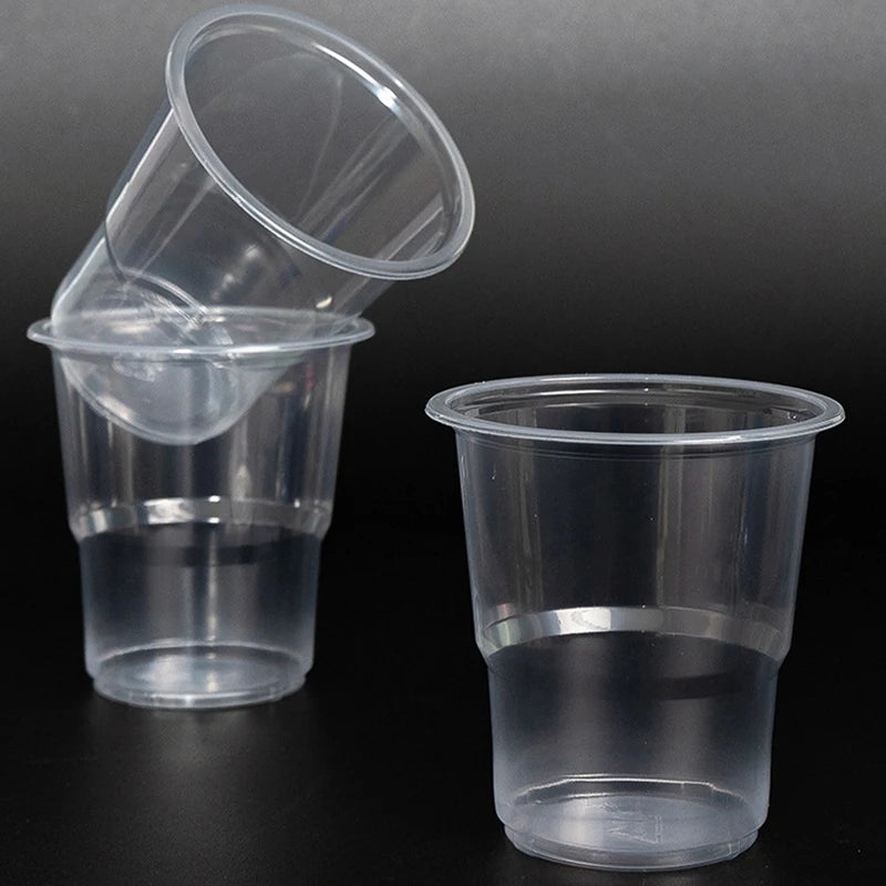 Disposable High-Temperature Resistant Plastic Cups Household Transparent Thickened Drinking Cups