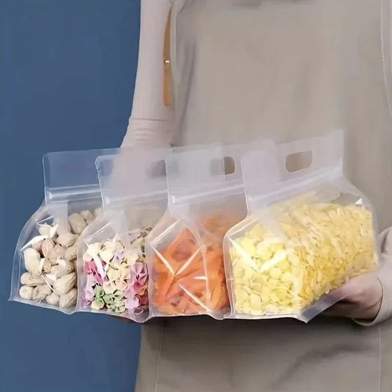 繰り返し使える漏れない食品保存袋 - エコなキッチン収納