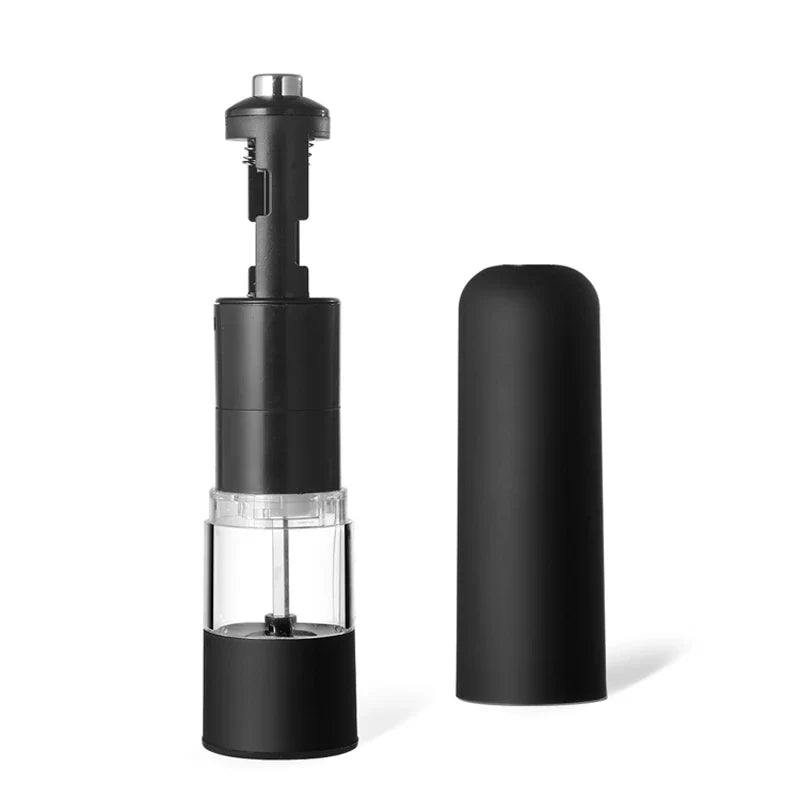 Electric Battery-Powered Salt & Pepper Grinder – Adjustable Spice Mill