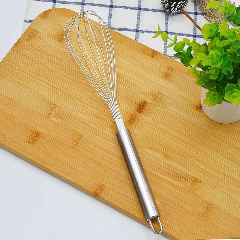 DecorBites Gold Steel Egg Beater Whisk – Baking Set