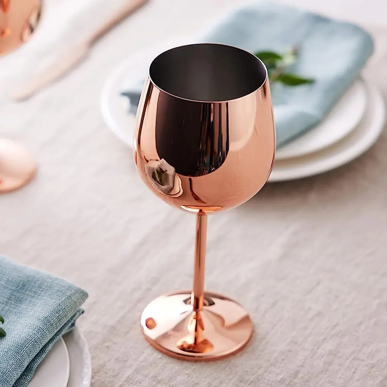ステンレス製ワイングラス 割れない金属製カクテルグラス、500ml、バーやご自宅でのカクテルやワイン飲用に