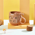Cute Plastic Cups Cartoon Toothbrush Gargle Cup Creative Cat Dog Mouthwash Cup Wash Brush Cups Household Bathroom Supplies