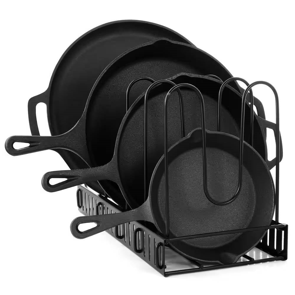 12-teiliges Gusseisen-Kochgeschirr-Set mit Dutch Oven, Bratpfanne, Pfanne und Pizzapfanne