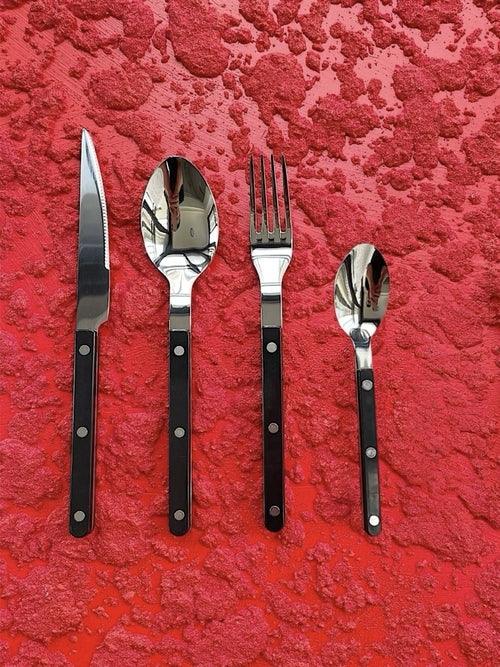 Elegant Modern Nordic Flatware Set of 8 – Bistrot Rivet Style
