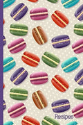 Recipes: Recipe Book with Index Pages; Cute Macaron French Macaroon Cover Design - Paperback