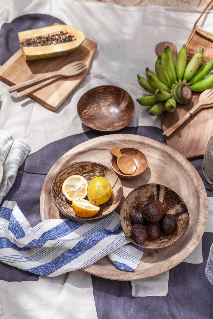 Coconut Bowl Set – Natural Eco-Friendly Serving Bowls