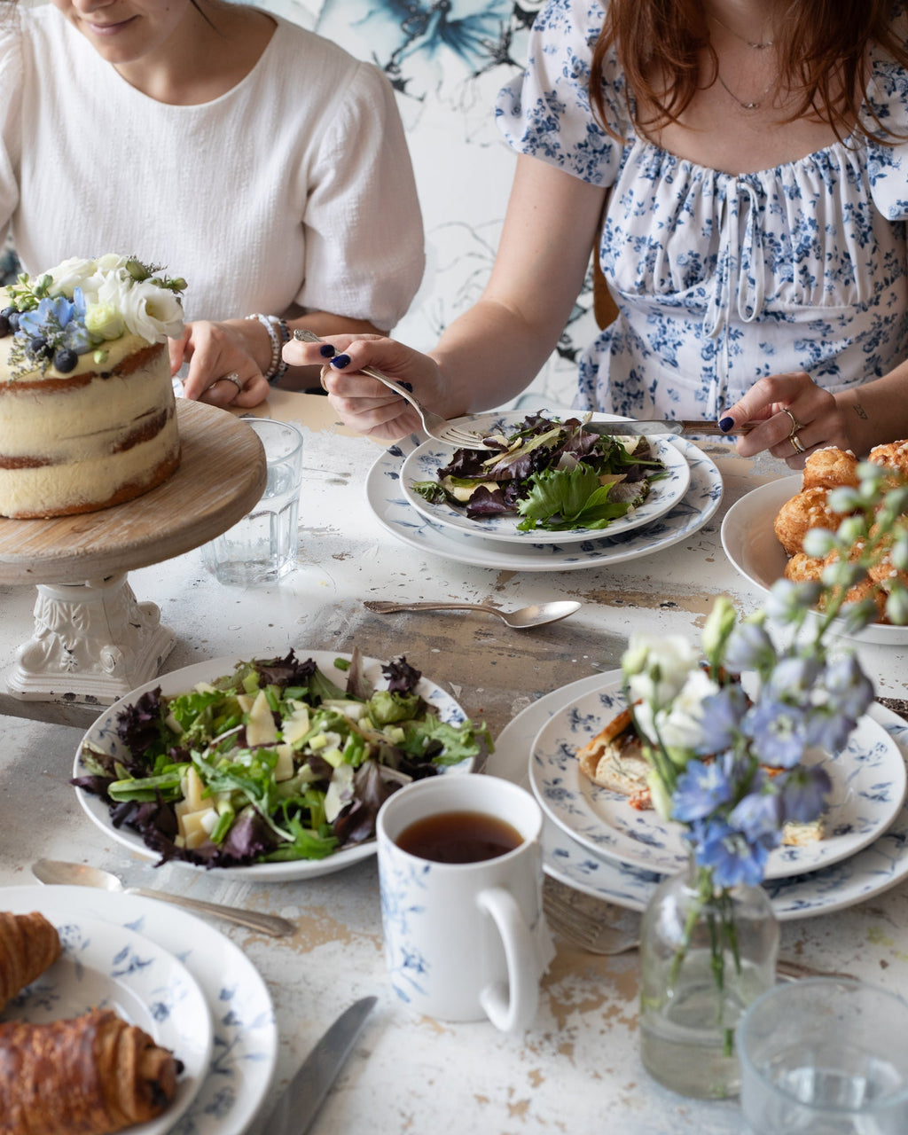 martha stewart french garden party dinnerware set {six items per piece set}