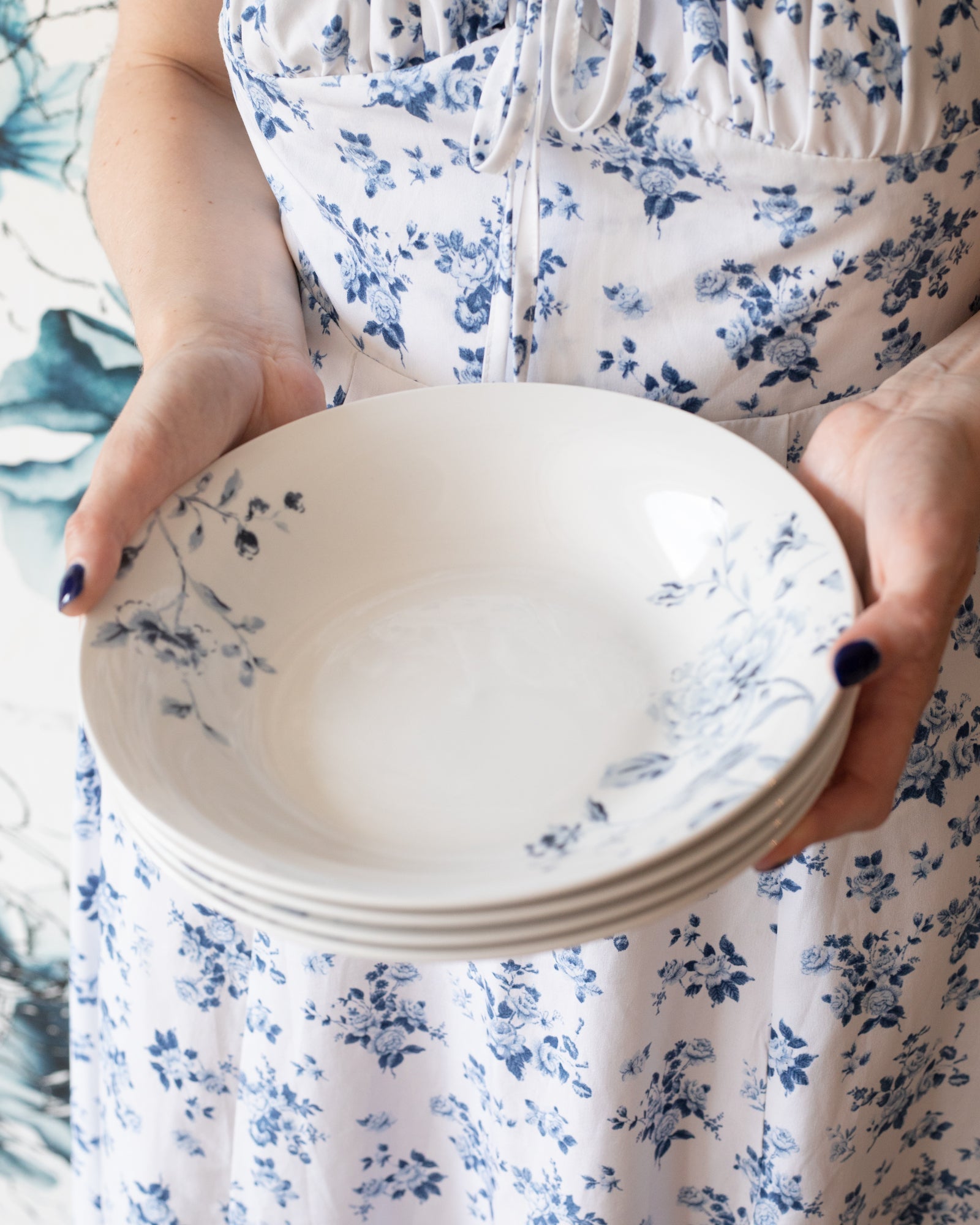 martha stewart french garden party dinnerware set {six items per piece set}
