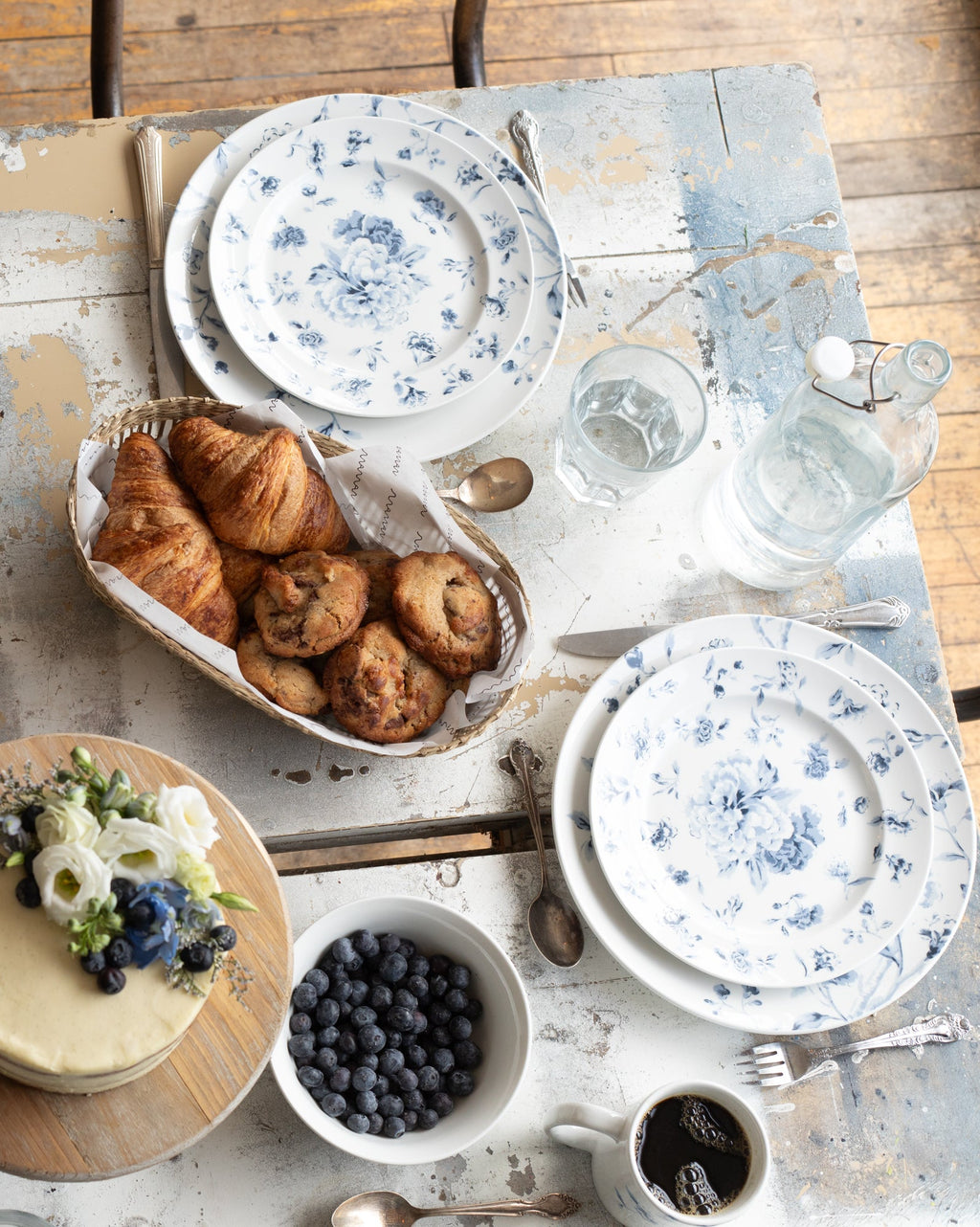 martha stewart french garden party dinnerware set {six items per piece set}