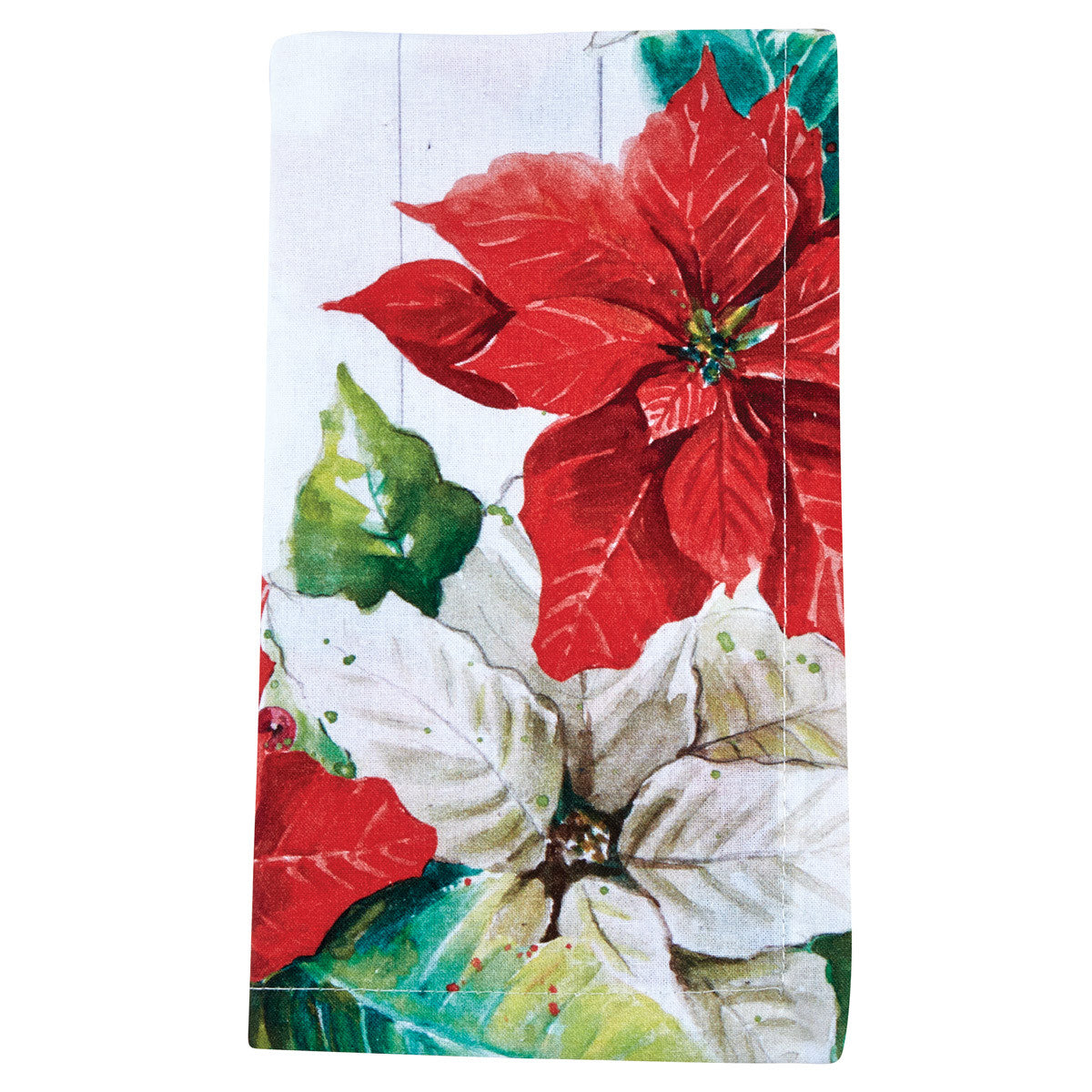 Poinsettia Pine Christmas Napkin