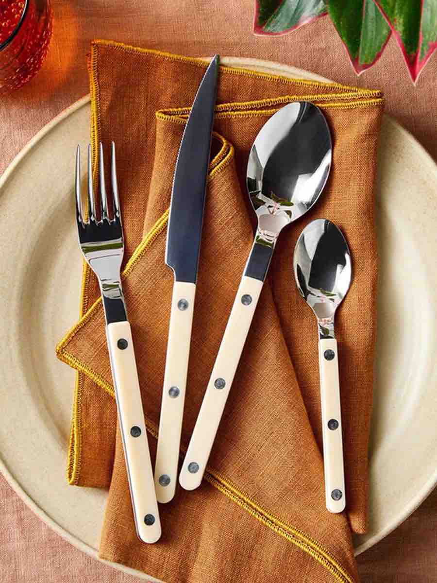Elegant Modern Nordic Flatware Set of 8 – Bistrot Rivet Style