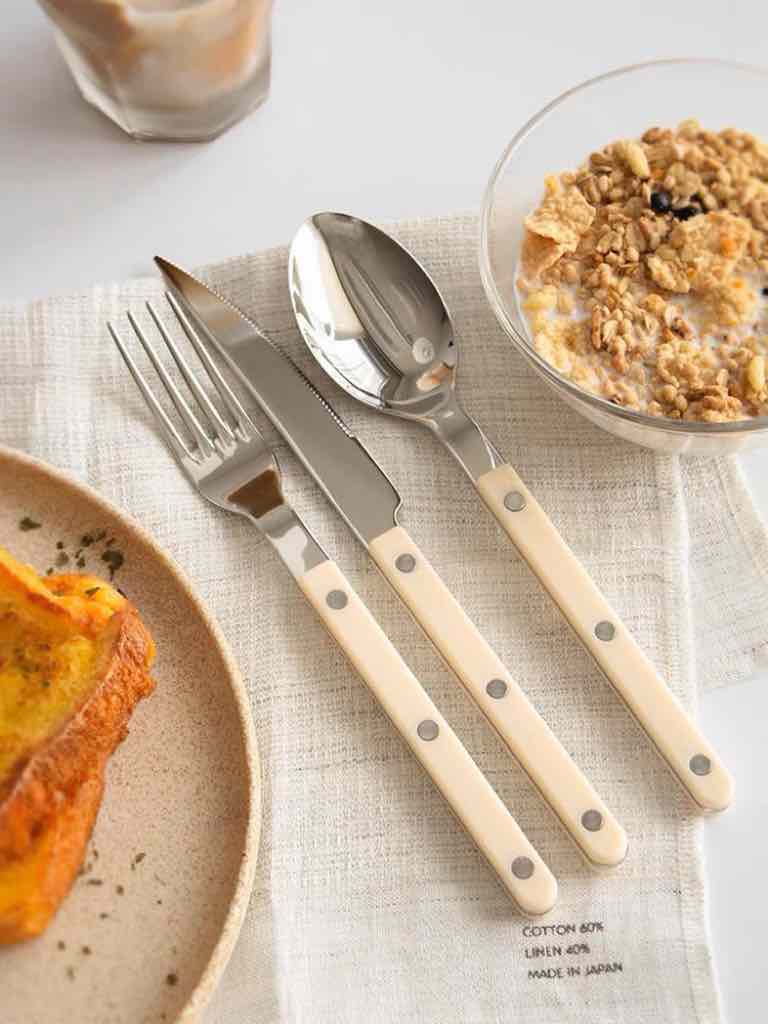 Elegant Modern Nordic Flatware Set of 8 – Bistrot Rivet Style