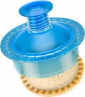 HiYZ Sandwich Cutter & Sealer – Crustless Sandwich Maker, Translucent Blue