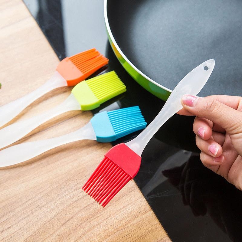 Silicone Basting & Pastry Brush Set – Heat Resistant BBQ & Baking Brushes