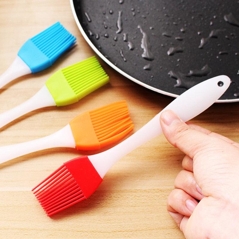Silicone Basting & Pastry Brush Set – Heat Resistant BBQ & Baking Brushes