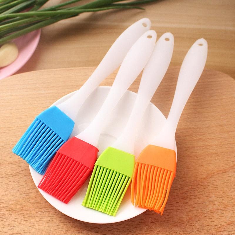 Silicone Basting & Pastry Brush Set – Heat Resistant BBQ & Baking Brushes