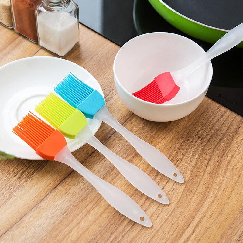 Silicone Basting & Pastry Brush Set – Heat Resistant BBQ & Baking Brushes