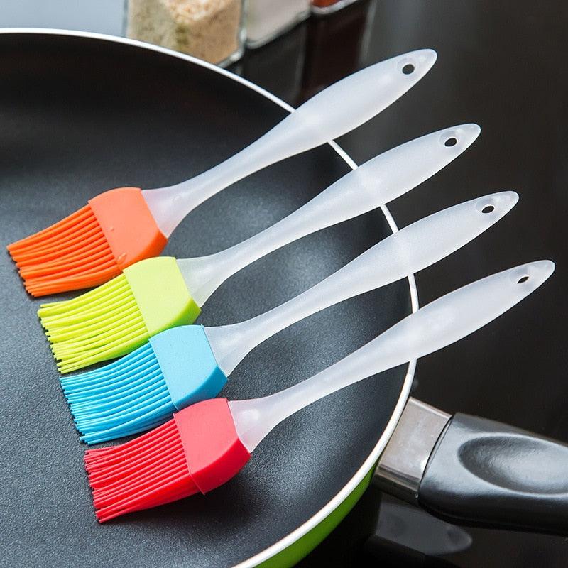 Silicone Basting & Pastry Brush Set – Heat Resistant BBQ & Baking Brushes